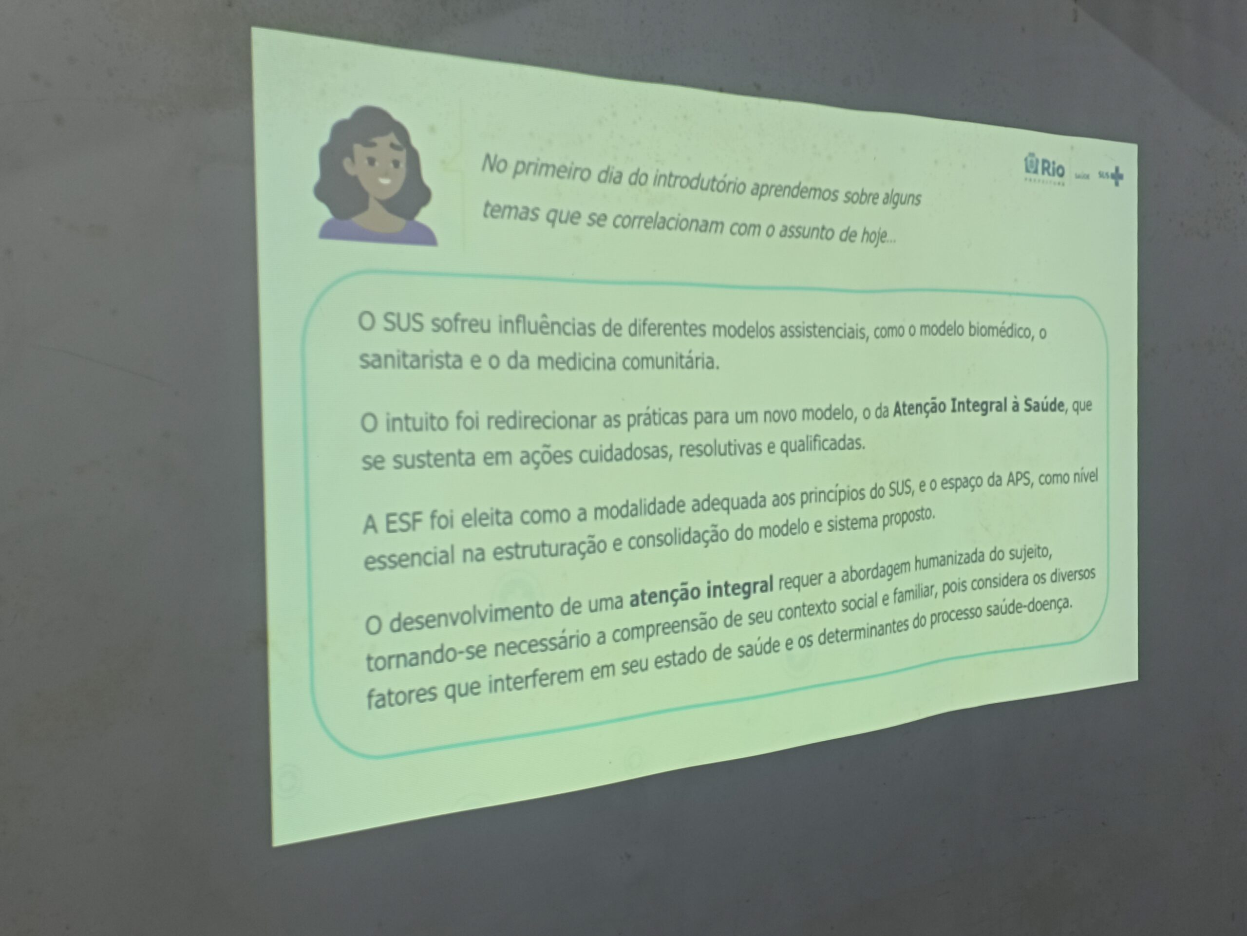 Terceiro Dia Introdutório em Saúde da Família